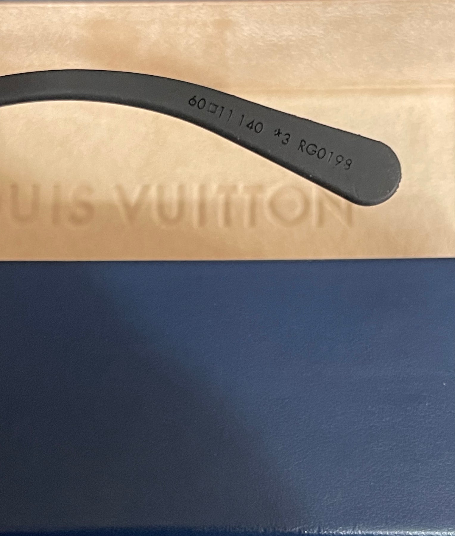 Louis Vuitton The Party Studded Design Teardrop Sunglasses Z0926U  Men's 58 18