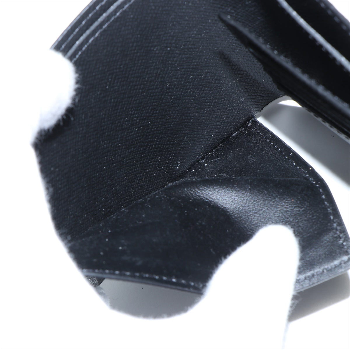 Louis Vuitton LV slender wallet eclipse Grey Leather ref.270366